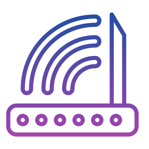 router Generic gradient outline icoon