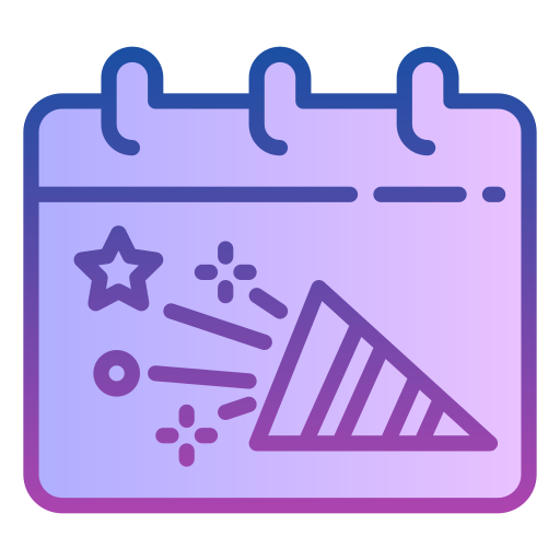 kalender Generic gradient lineal-color icon