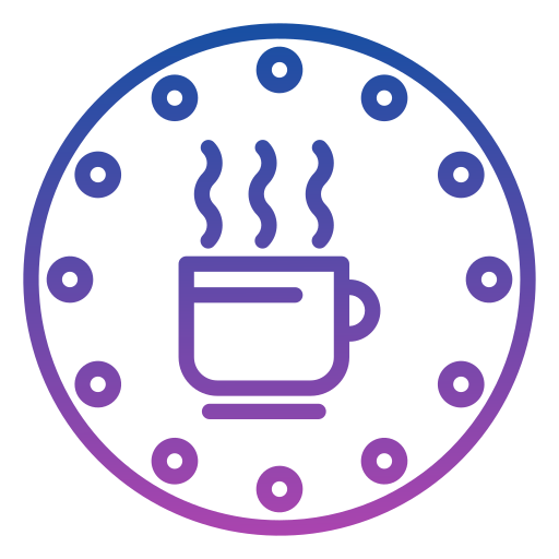 コーヒーブレイク Generic gradient outline icon