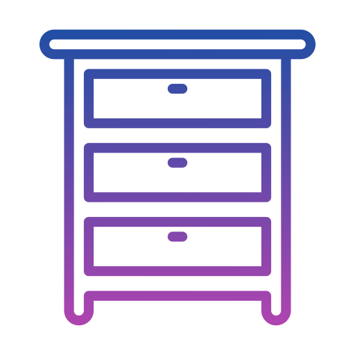 Cabinet Generic gradient outline icon