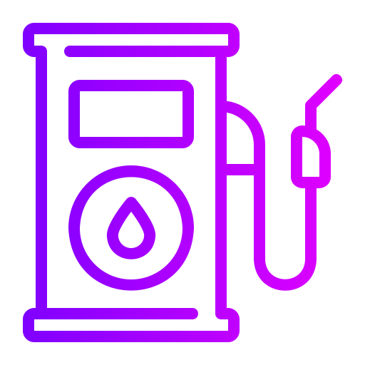 benzinestation Generic gradient outline icoon