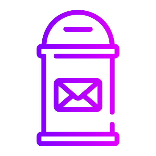 Mailbox Generic gradient outline icon