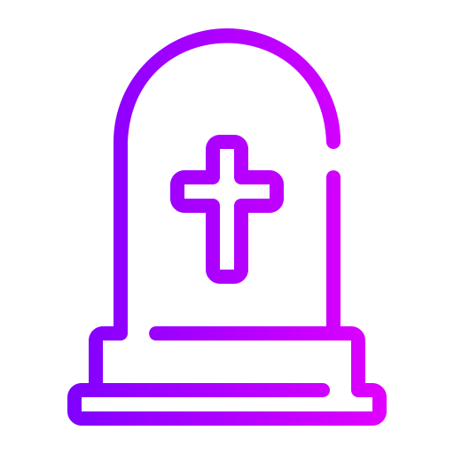 Tomb Generic gradient outline icon