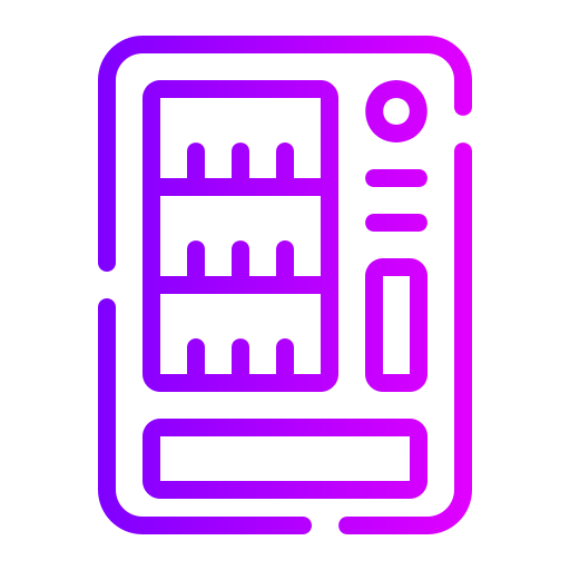 máquina expendedora Generic gradient outline icono
