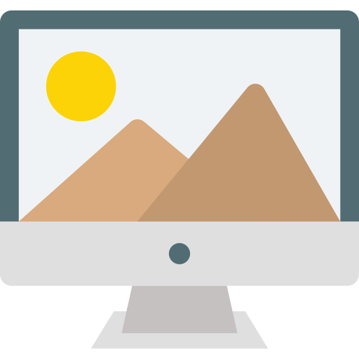 computadora Generic color fill icono