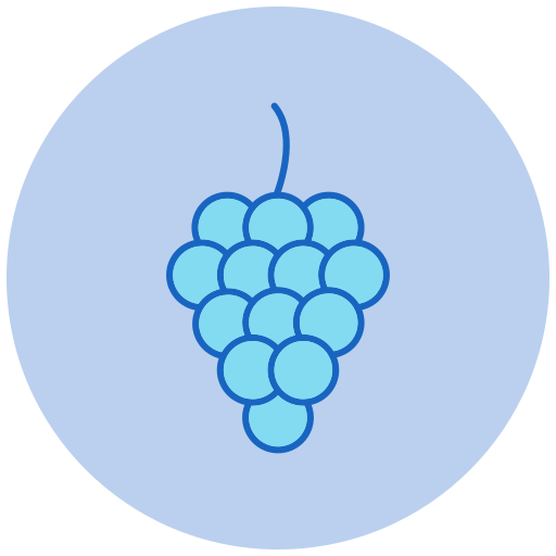 les raisins Generic color lineal-color Icône