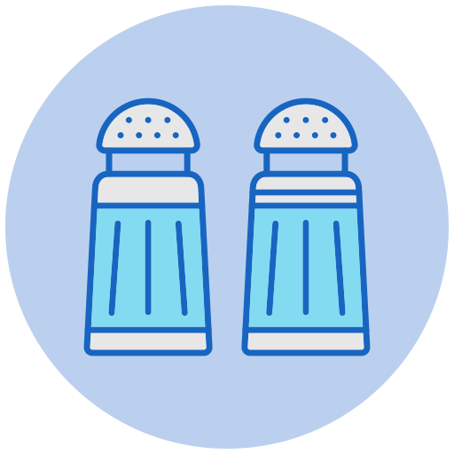Salt and Pepper Generic color lineal-color icon