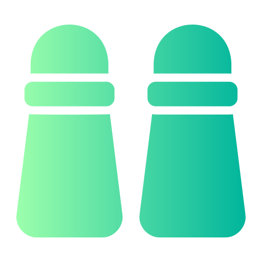 Salt and Pepper Generic gradient fill icon