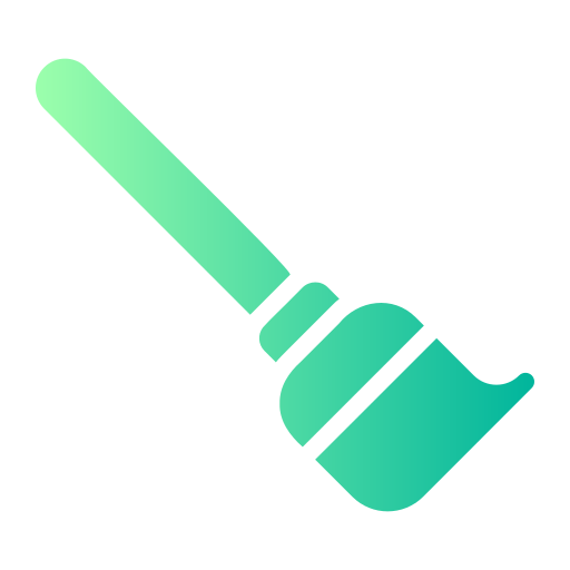 Sweeping broom Generic gradient fill icon