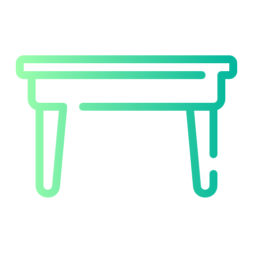 Dining Table Generic gradient outline icon