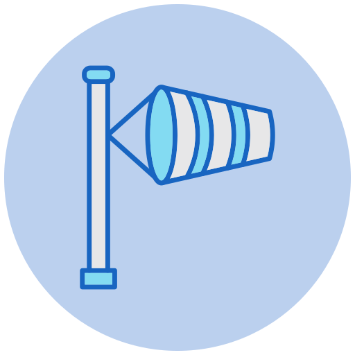 Windsock Generic color lineal-color icon
