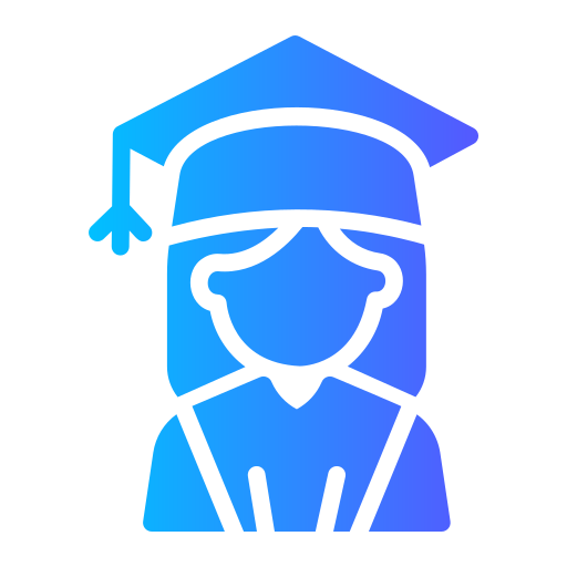 Student Generic gradient fill icon