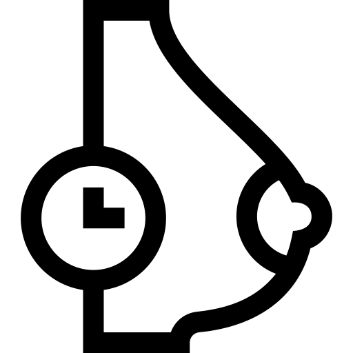 borstvoeding Basic Straight Lineal icoon