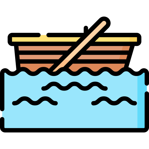 Весельная лодка Special Lineal color иконка