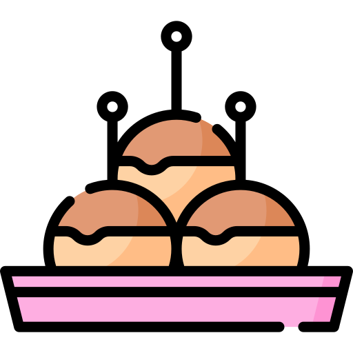 takoyaki Special Lineal color icon