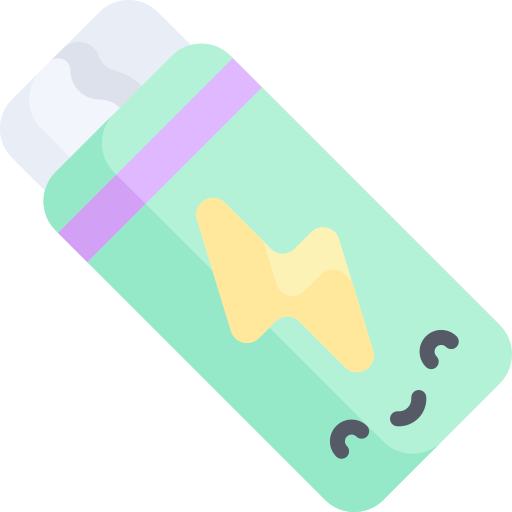 Chewing gum Kawaii Flat icon