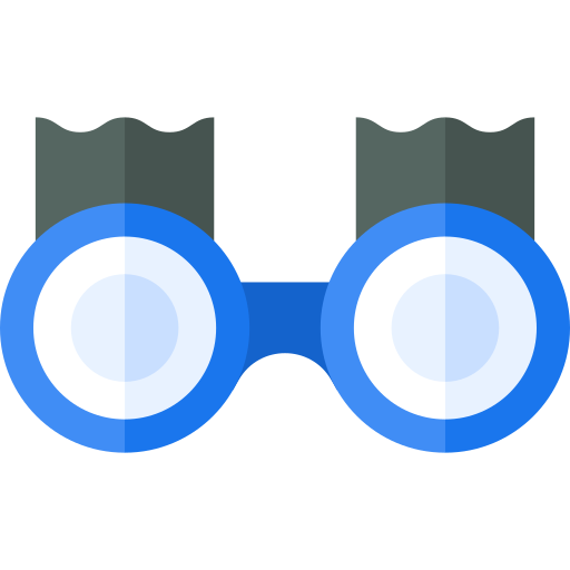 leuke bril Basic Straight Flat icoon