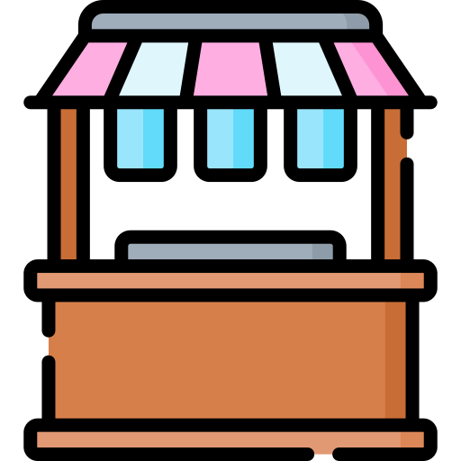 Food stall Special Lineal color icon