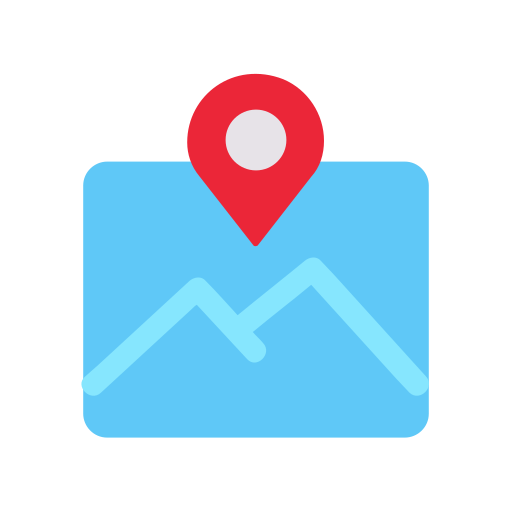 Map Generic color fill icon