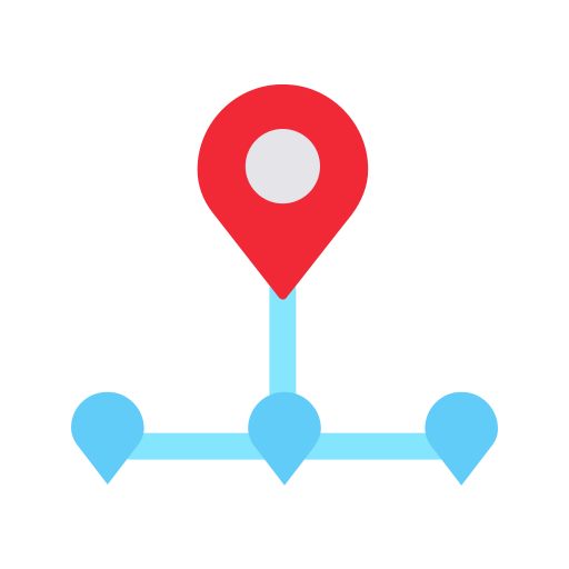 mapa y ubicación Generic color fill icono