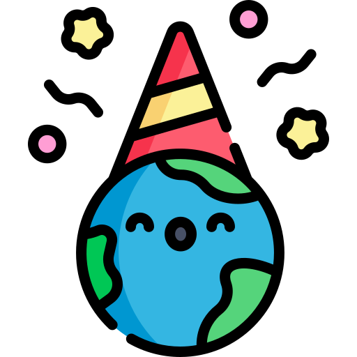 mother earth day Kawaii Lineal color icon