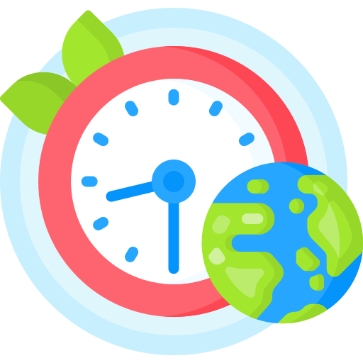 godzina dla ziemi Detailed Flat Circular Flat ikona