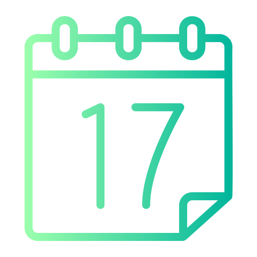 Calendar Generic gradient outline icon