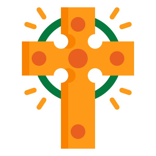 Celtic Cross Generic color fill icon
