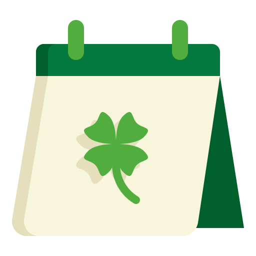 St Patricks Day Generic color fill icon