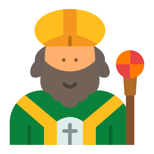 Saint Patrick Generic color fill icon