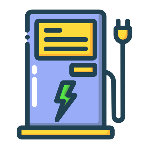 Charging Station Generic color outline icono