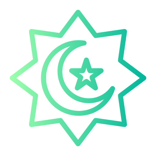 islamico Generic gradient outline icona