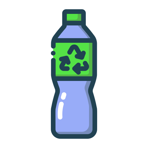 Переработка бутылки Generic color outline иконка