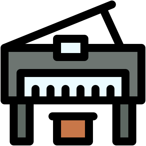 그랜드 피아노 Generic color outline icon
