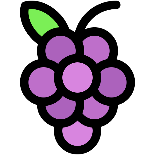 winogrona Generic color outline ikona