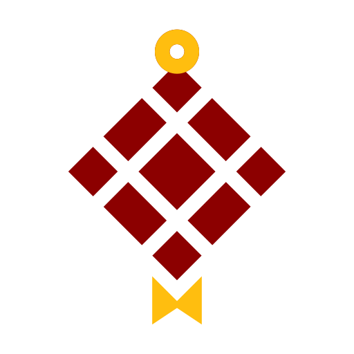 ketupat Generic color fill ikona
