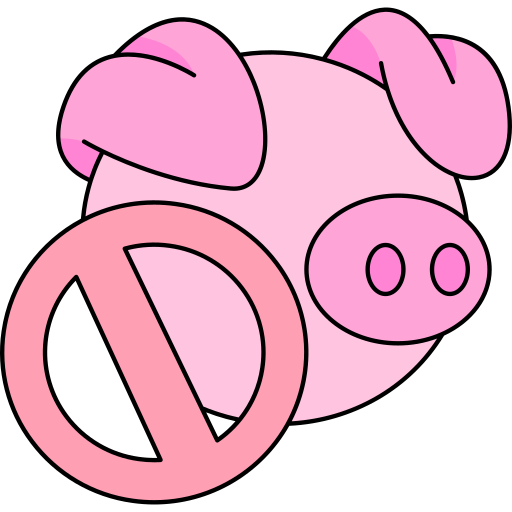 kein schweinefleisch Generic color outline icon