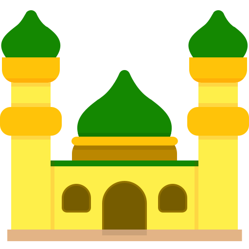 moschea Generic color fill icona