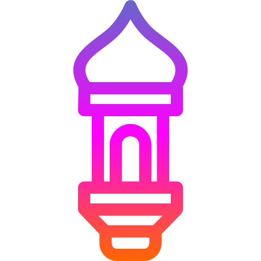 Minaret Generic gradient outline icon
