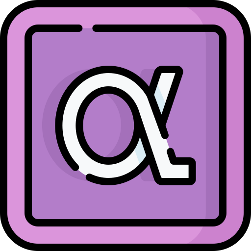 アルファ Special Lineal color icon