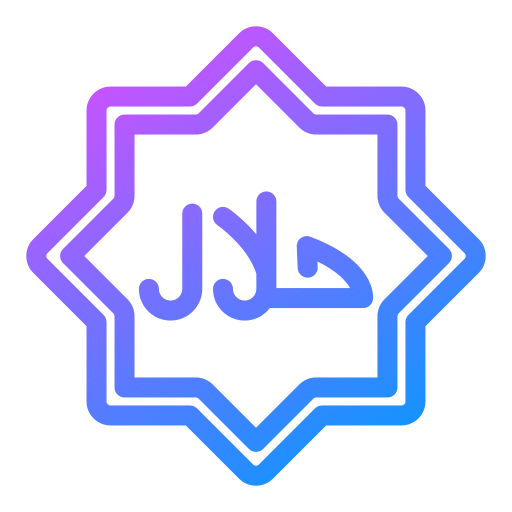 halal Generic gradient outline icoon