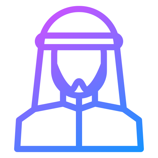 musulmano Generic gradient outline icona