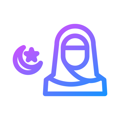 arabische vrouw Generic gradient outline icoon
