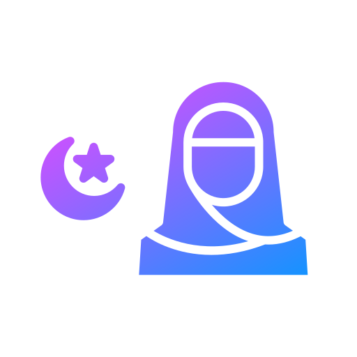 아랍 여자 Generic gradient outline icon