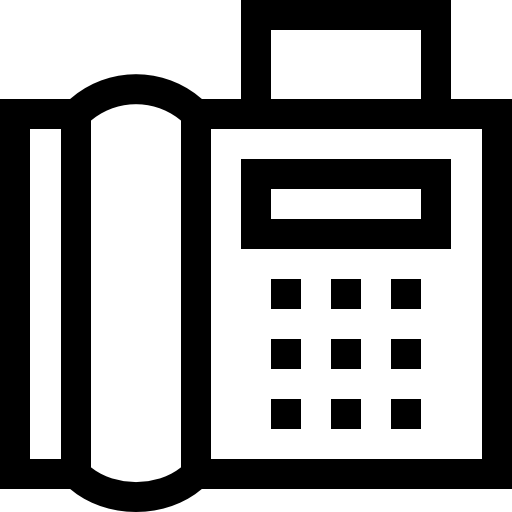 ファックス Basic Straight Lineal icon