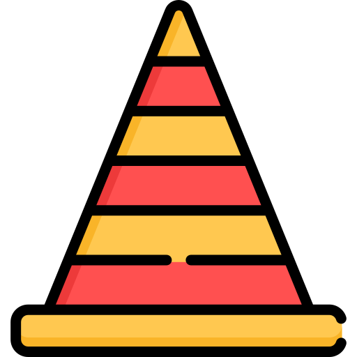円錐 Special Lineal color icon