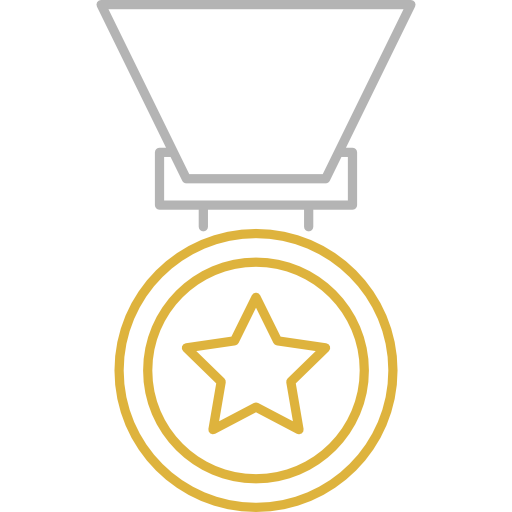 Medal Cubydesign Color Line icon