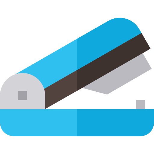 Stapler Basic Straight Flat icon