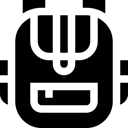 mochila Basic Straight Filled icono