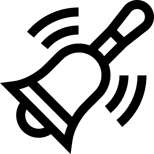 campana Basic Straight Lineal icono